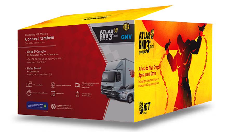 Caixa Kit Atlas GNV